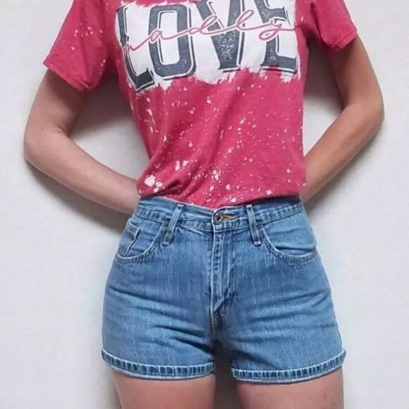 VINTAGE Levi's High Rise Daisy Duke Denim Shorts - Picture 2 of 11